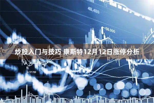 炒股入门与技巧 康斯特12月12日涨停分析